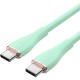 CABLE USB-C A USB-C 2.0 100W 1.5 M VERDE VENTION